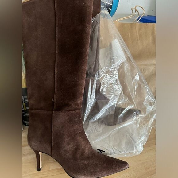 New! Reformation Rosemary Tall Suede Boots - Picture 4 of 4